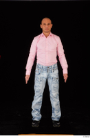  George Lee blue jeans pink shirt standing whole body 0001.jpg